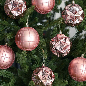 TANG XI Set di Palline Decorative per Albero di <span class=keywords><strong>Natale</strong></span> di Alta Qualità, Infrangibili, 8cm, 12 Pezzi, Palline Decorative per <span class=keywords><strong>Buon</strong></span> <span class=keywords><strong>Natale</strong></span> - Product Image 6