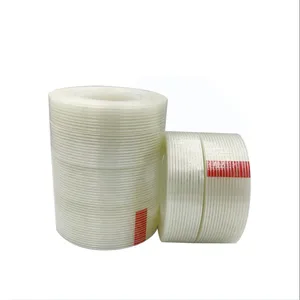 庞大厂家定制单面玻璃纤维长丝胶带单向长丝纤维增强纸箱包装