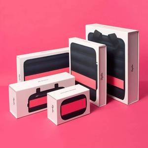 Caja de Regalo de Cartón Rígido con Logotipo Personalizado, Embalaje de Papel para Electrónica de Consumo, Cierre Magnético Plegable - Product Image 1