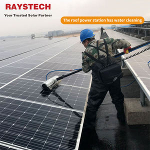 <span class=keywords><strong>Brosse</strong></span> <span class=keywords><strong>rotative</strong></span> à double tête pour panneau solaire de 3.5/5.5/7.5 mètres, outil de <span class=keywords><strong>nettoyage</strong></span> électrique pour panneau solaire - Product Image 2