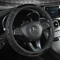 Funda de Volante Universal Antideslizante de Silicona con Diseño de Fútbol, Fabricada en China, para Interiores Deportivos, Envío Directo
