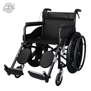 Fauteuil roulant pliant pour personnes âgées, léger, avec repose-jambes, commode, chaise de rééducation portable, pour la récupération des fractures - Product Image 1