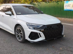 New PNB High Quality RS3 Type Front Bumper Grille for Audi A3 8Y 2021-2024 Upgrade Kit Park Assist <b>Sensor</b> Cutouts Easy Install - Product Image 6