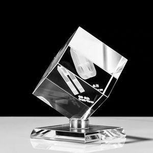 Cubes de cristal 5*5*5 6*6*6 pour artisanat, base rotative <span class=keywords><strong>3D</strong></span> au laser, <span class=keywords><strong>cadre</strong></span> <span class=keywords><strong>photo</strong></span>, cubes de cristal K9 pour gravure au laser - Product Image 6