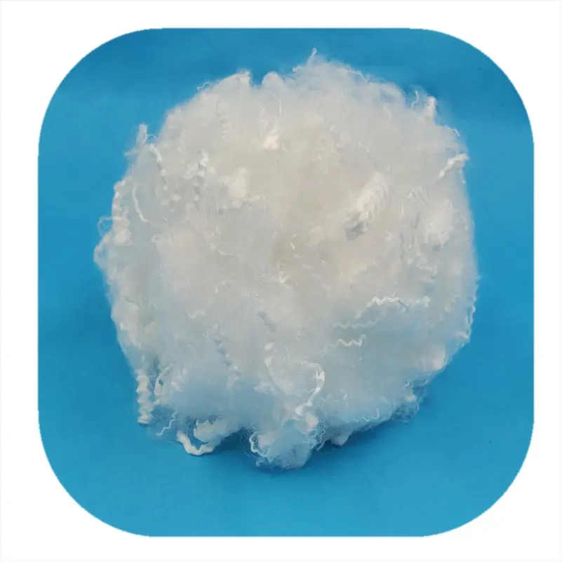 Colore bianco 0.9D poliestere micro di fiber in fiocco