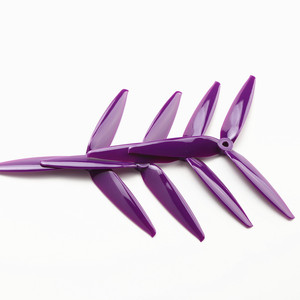 Hélice de 7 pulgadas y 3 aspas para drones de carreras, de larga duración, modelo 7040 (7*4*3), de plástico, molde privado, accesorio adaptador. - Product Image 4