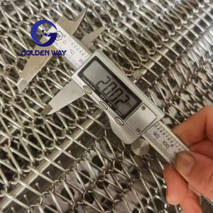 Xoắn ốc dây lưới chuỗi Thép không gỉ lưới băng tải cho băng tải máy/thực phẩm chuyển/rau bánh chuyển - Product Image 3