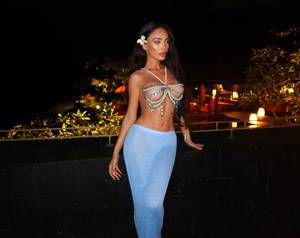 진주 CAMIS 조끼 태슬 바디 체인 섹시 비즈 브라탑 메탈 비키니 커버 숏 레이브 페스티벌 주얼리 - Product Image 5