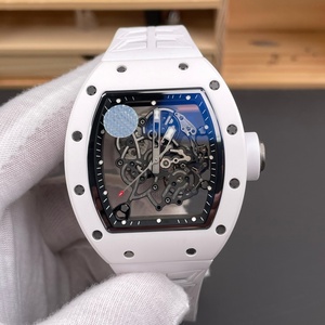 2026 New Luxury Tonneau-shaped <b>Skeleton</b> Dial Ceramic Edition Men's Mechanical <b>Watch</b> with <b>Automatic</b> Movement and Water Resistance - Product Image 1