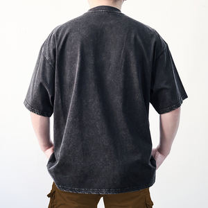 เสื้อยืด300Gsm พิมพ์ลาย DTG สำหรับผู้ชายเสื้อผ้าแนวสตรีทกราฟิกแนวสตรีทผ้าคอตตอน100โอเวอร์ไซส์ออกแบบได้ตามต้องการ - Product Image 3