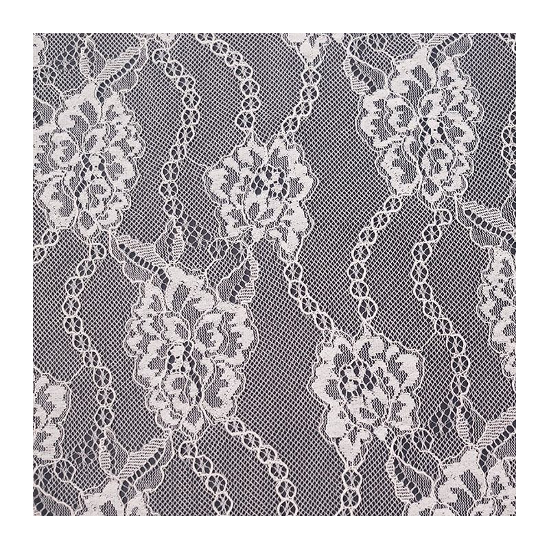 New Multi-Color Rayon Jacquard Nylon Lace Fabric High Quality Lightweight 120 GSM for Women's Wedding Dresses