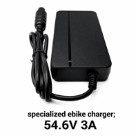 Chargeur spécialisé pour vélos électriques Joyun 54,6 V 3 A, adaptateur d'alimentation intelligent pour batterie au lithium 168 W pour vélos électriques, vente en gros OEM
