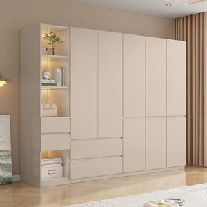 Armarios de dormitorio modernos de madera Armario Muebles de dormitorio Armario portátil para dormitorio - Product Image 4