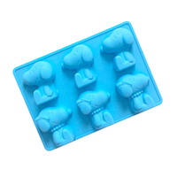 Moule en silicone réutilisable en forme de chien, mignon, pour gâteaux, savons, outil de bricolage domestique et résine pour enfants - Vente chaude en usine et en stock