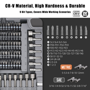 Juego de Destornilladores de Alta Calidad Elite de 73 Piezas para Mantenimiento de Laboratorios con Eje de Accionamiento Flexible y Porta Puntas Magnético - Product Image 2