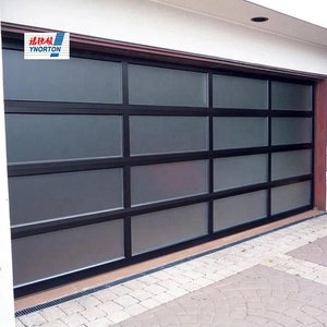 <span class=keywords><strong>Porte</strong></span> <span class=keywords><strong>de</strong></span> <span class=keywords><strong>garage</strong></span> électrique isolante en verre et aluminium <span class=keywords><strong>sectionnelle</strong></span> au design moderne Nouveau <span class=keywords><strong>pour</strong></span> parc extérieur entrepôt-Surface finie - Product Image 3
