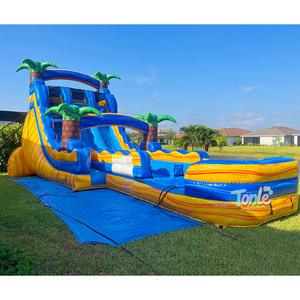 Obstáculo de rebote en seco Bouncer y tobogán inflable Super High Ch Unisex 1 pieza Castle Logo Free Strong PVC 5-7 días de trabajo - Product Image 5