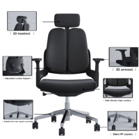 Haute qualité luxe nouveau dos maille gestionnaire chaise d'ordinateur fournisseur Design ergonomique noir exécutif PDG chaise de bureau pour le travail