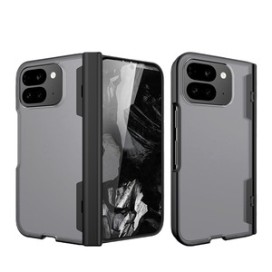 New Huanmin Google for 9 Pro Fold Compatible TPU 2-in-1 <b>Spray</b>-Painted Transparent Back Folding Phone Case - Product Image 5