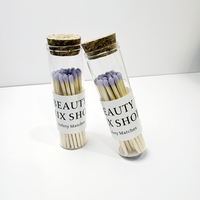 Allumettes de sécurité en verre personnalisées en gros, imprimées sur mesure, écologiques et recyclables, design moderne pour fêtes, décoration intérieure et cadeaux