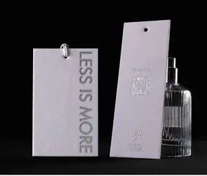 ป้ายห้อยสินค้าแบบนูน ปรับแต่งได้ตามต้องการ ผลิตจากกระดาษพิเศษ ออกแบบโลโก้สำหรับเสื้อผ้า รองเท้า กระเป๋า ป้ายแขวนที่เป็นมิตรต่อสิ่งแวดล้อม - Product Image 2