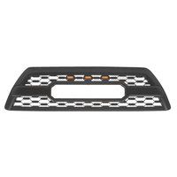 Grille de pare-chocs avant pour Toyota 4Runner 2006-2009 ABS noir mat avec lumière LED