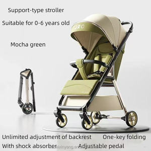 La nouvelle poussette pour bébé est légère, pliable et pratique à transporter. C'est une poussette multifonctionnelle pour bébé. - Product Image 2