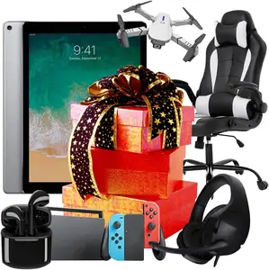 Smart electronics 3C mystery box including a lot of products may obtain Mobile phone holder,Wireless monitor,Tablet PC