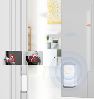 Alarme de porte et de fenêtre Alarme de maison Serrure de tiroir double Alarme magnétique de porte Serrure de sécurité multifonctionnelle pour enfants
