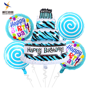 Set de Globos de Cumpleaños Infantiles, Globos de Aluminio con Dibujos Animados, Decoración para Fiestas Temáticas de Feliz Cumpleaños, Regalos para Baby Shower - Product Image 2