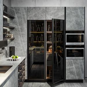 Gabinetes de Cocina Multifuncionales de Madera Maciza de Abedul de Diseño Moderno, Diseño de Gabinete Personalizado Gratuito, Muebles de Cocina de Alta Calidad - Product Image 6