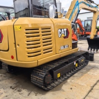 Excavator Bekas Cat 305.5e, Mini Excavator, Excavator Crawler Mini/Mikro Konstruksi 5.5TON Asli Jepang Dijual