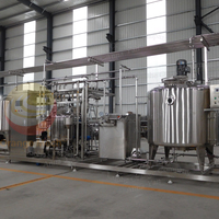 Pasteurisateur à plaques continu automatique à commande PLC, 1 tonne par heure, pour vin, vinaigre et aliments liquides