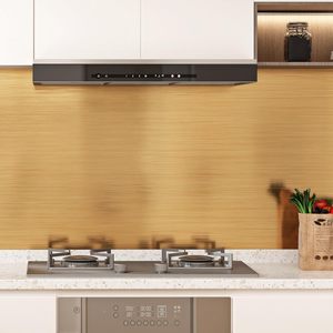 ORON DECO Hot Selling Self-Adhesive Wallpaper Rose Gold Metallic Brushed <strong>Kitchen</strong> <strong>Wrap</strong> Decorative Metallized Films Wall Sticker - Product Image 4