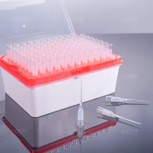 Polypropylene PCR Free Low Retention Optional PP Material 20ul Pipette Tips With Filter In Rack Matched With Brand R Machine