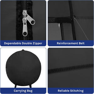 Carpa de Ducha Exterior Resistente a los Rayos UV para las Cuatro Estaciones, <span class=keywords><strong>Precio</strong></span> de Fábrica, OEM/ODM, Fácil de Abrir, Portátil, para Campamento y Senderismo, para Adultos y Niños - Product Image 2