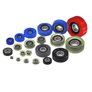 22 мм полиуретановый роликовый шкив, хромированная сталь, длительный срок службы 5x22x5 5x22x7 5x22x9 6x22x5 6x22x6 6x22x7 - Product Image 1