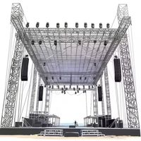 Estructura de Acero Galvanizado en Capas, Estructura de Aluminio para Iluminación Line Array, Estructura de Andamio para Escenarios