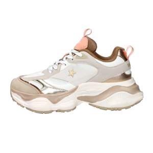 Baskets Shop Art Donna Beige à talon de 5 cm, tailles 36, 37, 38, 39, 40, 41 – Chaussures en toile tendance - Product Image 1