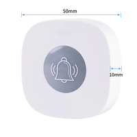 Système d'appel sans fil Bouton en silicone blanc Système d'appel de serveur de haute qualité pour Restaurant Cafe Shop Hookah Clinic Hospital