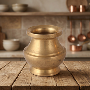 Maceta de Agua Bendita Moderna Hecha a Mano de Latón Dorado con Impresión UV, Kalash para Ceremonias, Decoración del Hogar, Maceta de Metal para Jardín SNE-497 - Product Image 3
