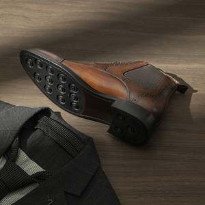 Nouvelles Bottines Chelsea Décontractées pour Hommes en Cuir Véritable, Légères et Confortables, Idéales pour l'Hiver et les Occasions Formelles – Collection 2025 de Haute Qualité et Sur Mesure - Product Image 6