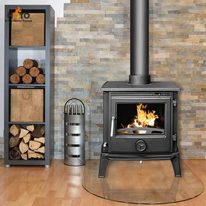 Estufa <span class=keywords><strong>de</strong></span> Leña Moderna <span class=keywords><strong>de</strong></span> Hierro Fundido <span class=keywords><strong>de</strong></span> Alta Calidad, Independiente, con Chimenea - Product Image 2