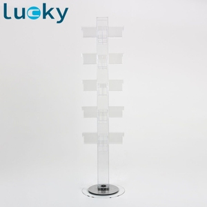 Tùy chỉnh thực hiện 360 độ xoay túi thiệp chúc mừng hiển thị Spinner Rack cho bán buôn - Product Image 2