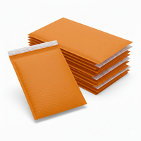 Enveloppes à bulles écologiques biodégradables personnalisées avec logo, rembourrées, imperméables, auto-adhésives, sacs postaux durables en carton