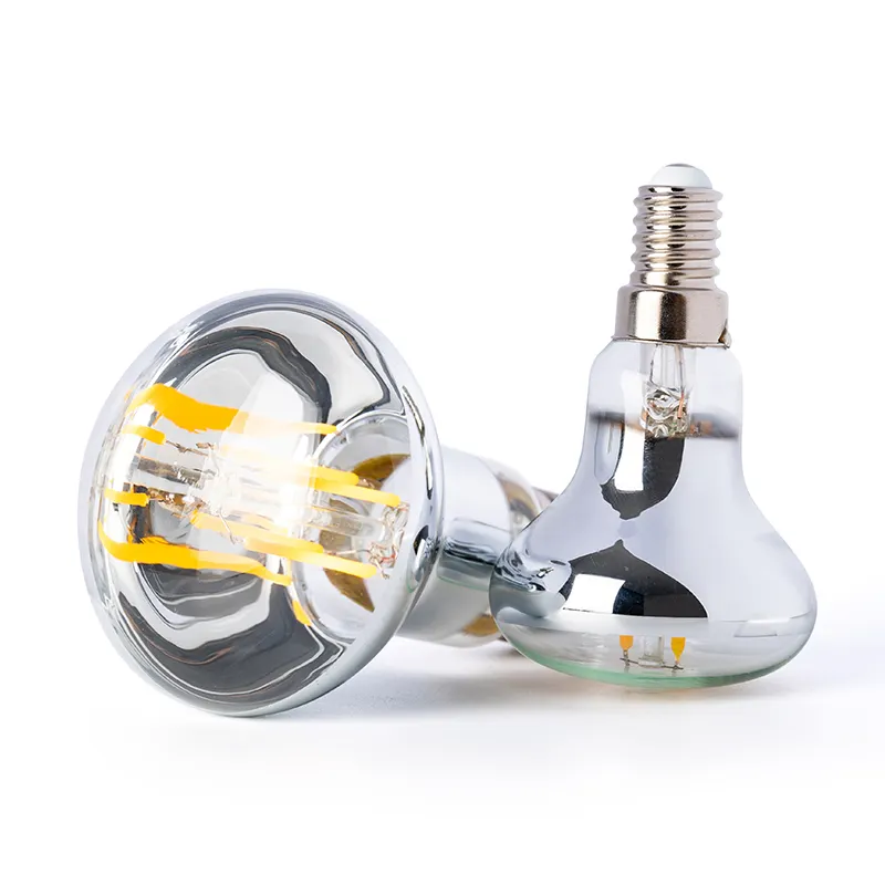 Schlussverkauf dekorative Lampe Faserlampe R16 R50 R80 Stromsparlampe Led-Glühbirnen Großhandel E27 Led-Licht 120 V 230 V