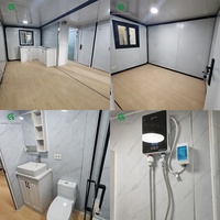 Casa Contenedor Modular de Lujo de 20 pies, Prefabricada, Expandible, Móvil, con Terraza en el Techo, Jardín y Ventanas de Piso a Techo
