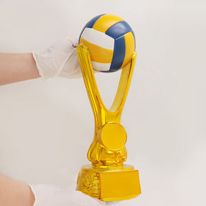מותאם אישית משחקי ספורט גדול גביע כדורגל גביע גביע כדורגל אלוף העולם הכבוד שרף ידידותי לסביבה פיסול פרסים לוח 3D - Product Image 4