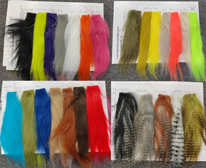Materiali per la creazione di mosche artificiali, pelliccia sintetica da 10 cm per la creazione di streamer da pesca e la realizzazione di spazzole, spedizione da magazzino USA. - Product Image 5
