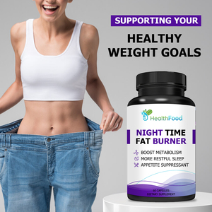 Capsules brûle-graisses nocturnes directes d'usine avec vitamine D, aident à gérer le stress et à améliorer l'humeur, favorisent la clarté mentale - Product Image 3